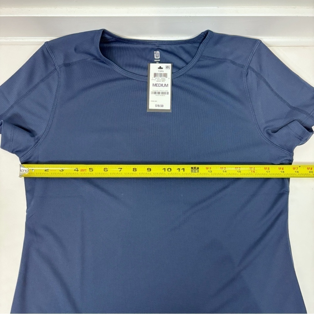 Ideology Crew Neck T Shirt in Indigo Sea Size M - Picture 5 of 6